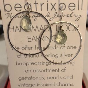 🆕 ❤️ Beatrixbell Sterling Silver Hoop Earrings